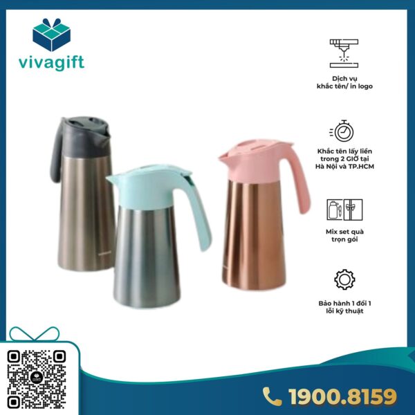 Bình giữ nhiệt LocknLock Simple Coffee Pot;1.6L 2 LHC1480 - Hình ảnh 3