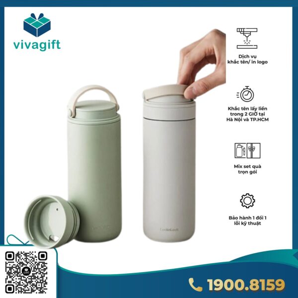 Bình Giữ Nhiệt Bằng Thép Không Gỉ LocknLock Metro Two Way 237Ml LHC4272 - Hình ảnh 6