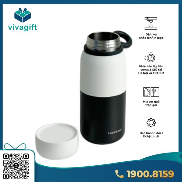 Bình giữ nhiệt LocknLock Metro Studio Gradation tumbler 350ml bằng thép không gỉ LHC4362 - Hình ảnh 4