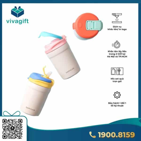 Bình Giữ Nhiệt LocknLock Dual Flip - 2 Dung Tích (320ml và 430ml) LHC4298 - Hình ảnh 6