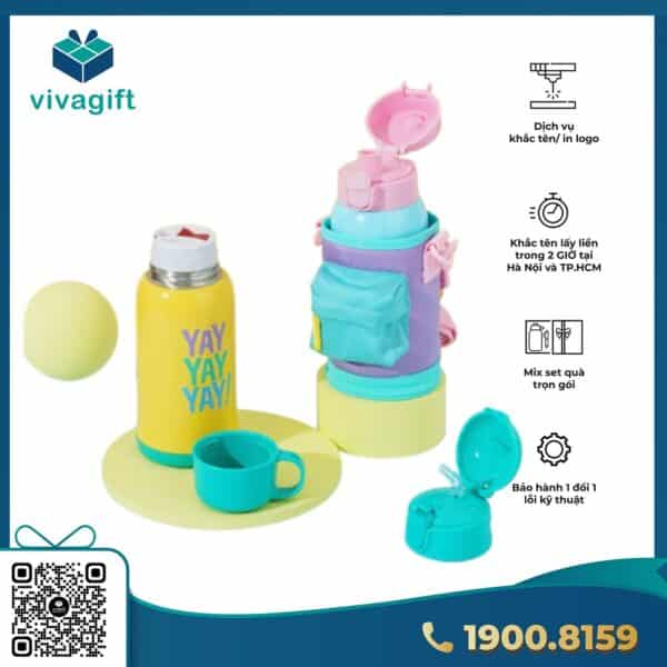 Bình Giữ Nhiệt Trẻ Em LocknLock 550ML - Victory Kids LHC1475 - Hình ảnh 6
