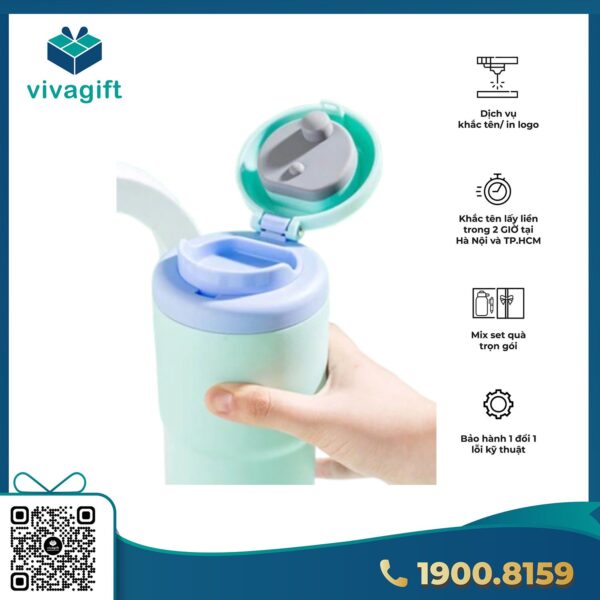 Bình Giữ Nhiệt LocknLock Daily Macaron Tumbler 480Ml LHC3292 - Hình ảnh 5