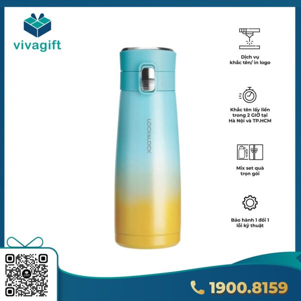 Bình Giữ Nhiệt Holiday Sunset I.D Tumbler 450ml - LocknLock LHC3245 - Hình ảnh 5