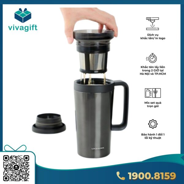 Ly Giữ Nhiệt LocknLock Coffee Filter Mug 580Ml LHC4197 - Hình ảnh 4