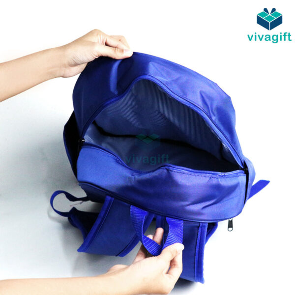 Balo Sinh Viên 4 Ngăn Màu Xanh Dương Đậm BL142 - Hình ảnh 7
