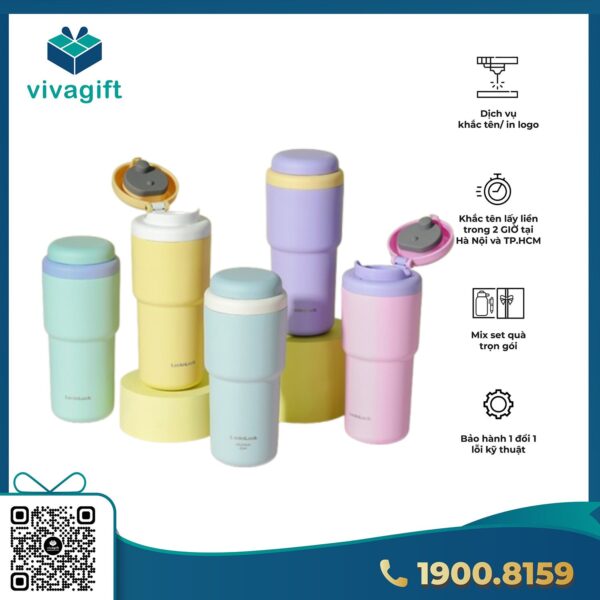 Bình Giữ Nhiệt LocknLock Daily Macaron Tumbler 480Ml LHC3292 - Hình ảnh 3