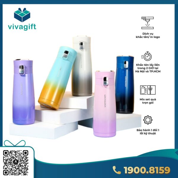 Bình Giữ Nhiệt Holiday Sunset I.D Tumbler 450ml - LocknLock LHC3245 - Hình ảnh 4