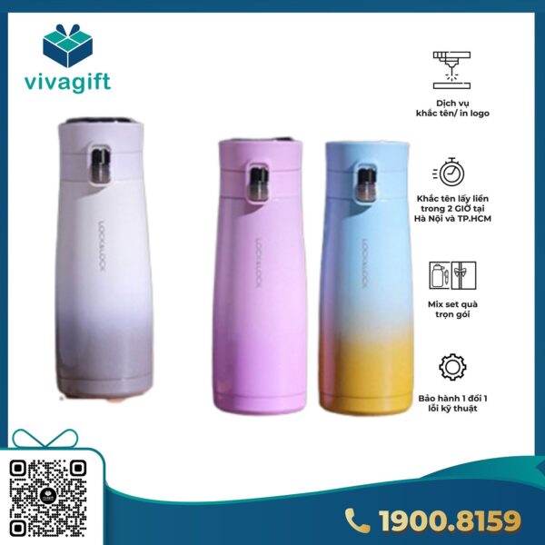 Bình Giữ Nhiệt Holiday Sunset I.D Tumbler 450ml - LocknLock LHC3245 - Hình ảnh 3