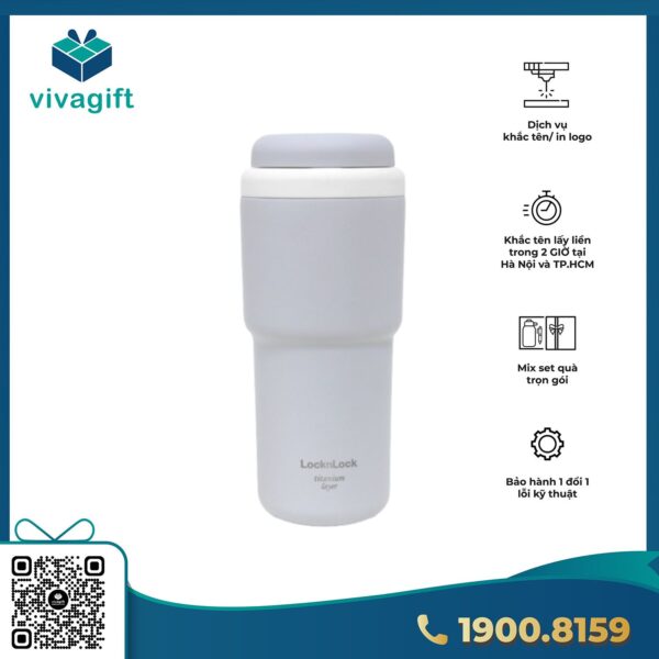 Bình Giữ Nhiệt LocknLock Daily Macaron Tumbler 480Ml LHC3292