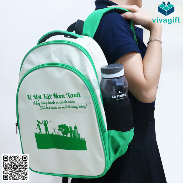 Balo Sinh Viên 4 Ngăn Vì Một Việt Nam Xanh BL140 - Hình ảnh 3