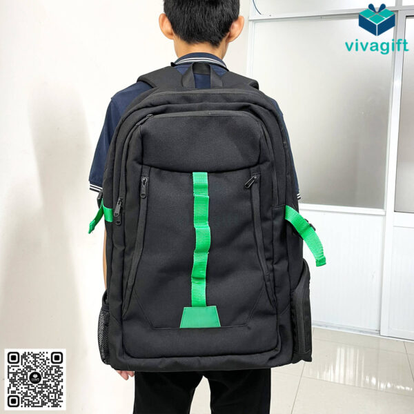 Balo Sinh Viên 4 Ngăn Màu Đen BL139 - Hình ảnh 6