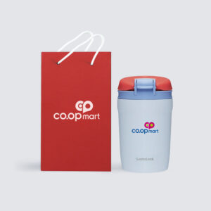 Quà Tặng Doanh Nghiệp Vivagift 70 Bình giữ nhiệt LocknLock Dual One Touch Tumbler 320ml LHC3276