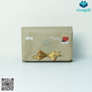 Túi vải đay hình chữ nhật, gập nắp TD122