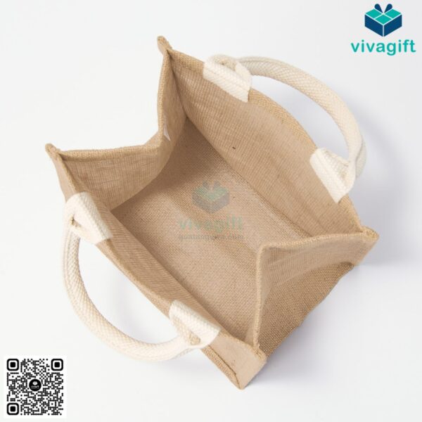 Túi vải đay hình hộp, có quai xách TVD102 - Hình ảnh 6