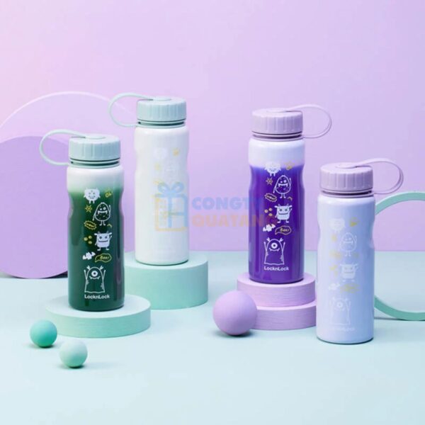 Bình Nước LocknLock 500ml Đổi Màu Theo Nhiệt Độ, Thép Không Gỉ LHC7005 - Hình ảnh 7