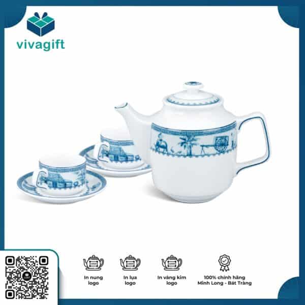 Bộ trà 0.7 L Jasmine Thôn Dã A001_01071117903