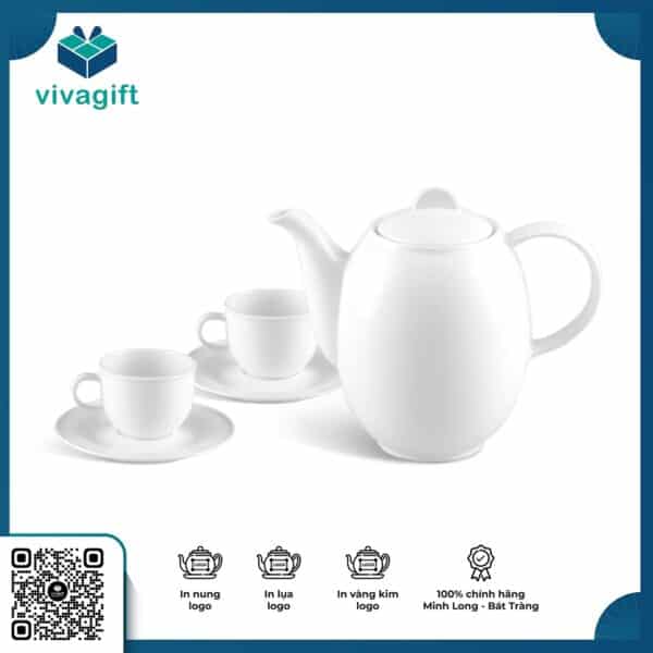 Bộ trà cao 0.8 L Sago Trắng A001_01080100003