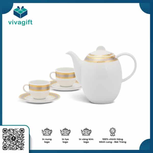 Bộ trà cao 0.8 L Sago Hoa Hồng A001_01080101703
