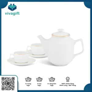 Bộ trà 1.1 L Jasmine Viền chỉ vàng A001_01111101403