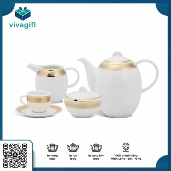 Bộ trà cao 1.3 L Sago Hoa Hồng A001_01130101703