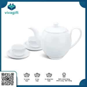 Bộ trà 0.65 L - Camellia - Trắng A001_01653800003