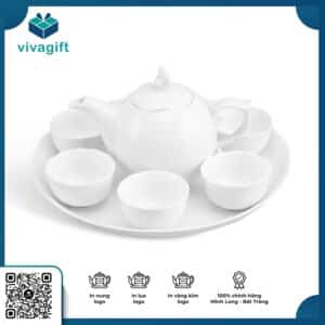 Bộ trà 0.3 L Mẫu Đơn Trắng A001_68300800003