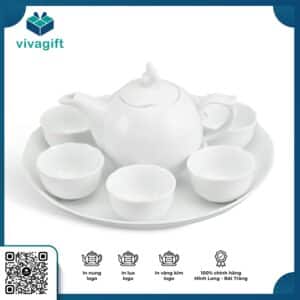 Bộ trà 0.3 L Mẫu Đơn IFP Trắng Ngà A001_68301300003
