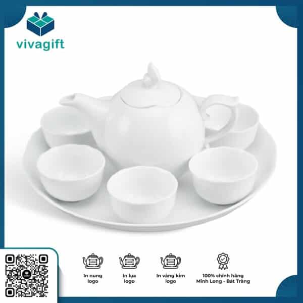 Bộ trà 0.3 L Mẫu Đơn IFP Trắng Ngà A001_68301300003