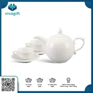 Bộ trà 0.7 L Sen IFP Trắng Ngà A001_68701400003