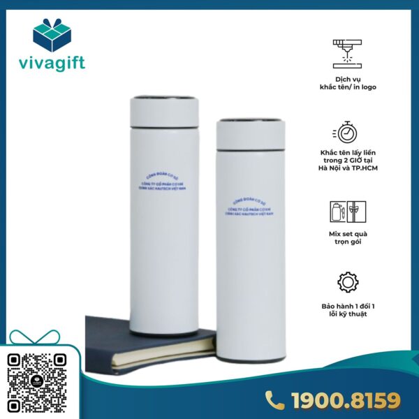 Set Quà tặng Bình Giữ Nhiệt và Ly Sứ Hautech GS192 - Hình ảnh 8