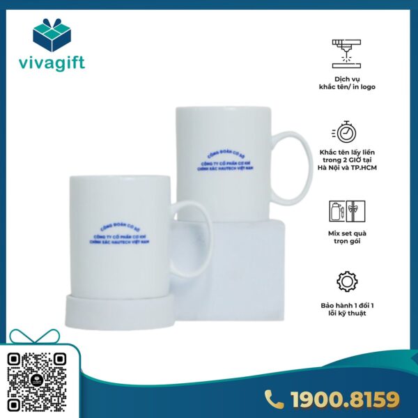 Set Quà tặng Bình Giữ Nhiệt và Ly Sứ Hautech GS192 - Hình ảnh 6