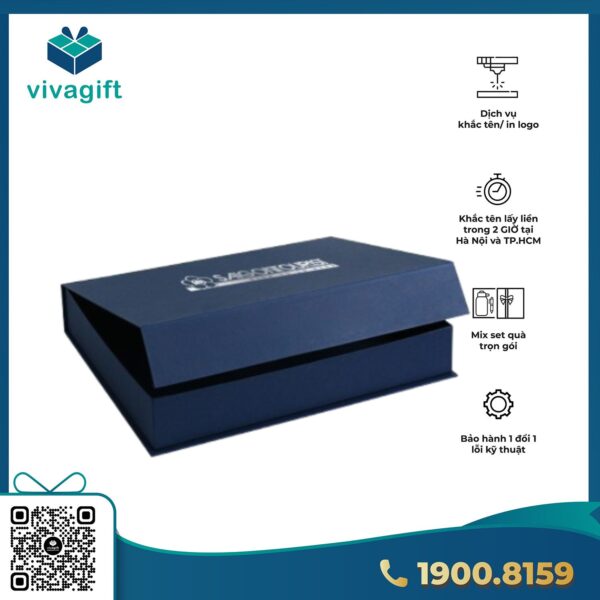 Set Quà Tặng Hộp Nắp Gập Nam Châm Đựng Túi Laptop GS193 - Hình ảnh 5