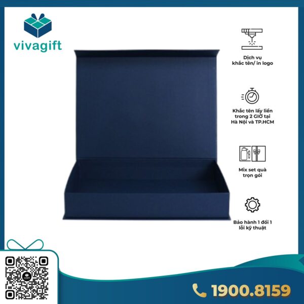 Set Quà Tặng Hộp Nắp Gập Nam Châm Đựng Túi Laptop GS193 - Hình ảnh 4