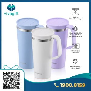 Bình giữ nhiệt LocknLock Daily Handle Tumbler 600ml LHC4330 - Quatangviva.com