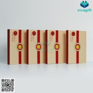 Quà Tặng Doanh Nghiệp Vivagift 89 Hộp Nắp Gập Nam Châm Đựng Móc Khóa Và Thiệp Mời HAD33