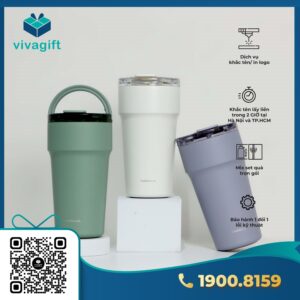 Ly giữ nhiệt LocknLock 710ml LHC4416 có phủ sứ - Quatangviva.com