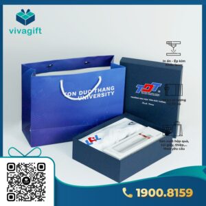 Set quà tặng áo thun, bình giữ nhiệt, hộp đựng GS197 - Quatangviva.com