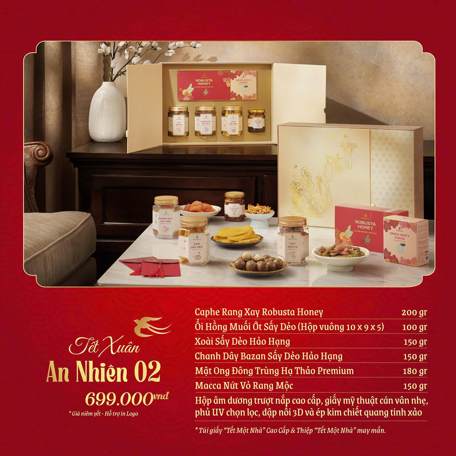 Bộ quà tặng Tết An Nhiên SQ04 1 Bộ quà tặng Tết An Nhiên SQ04 - Quatangviva.com