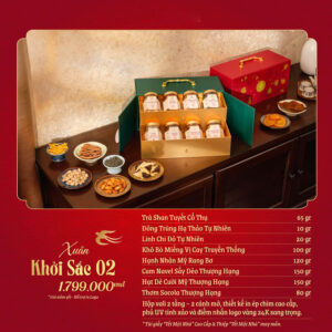 Bộ quà tặng Tết Khởi Sắc SQ13 - Quatangviva.com