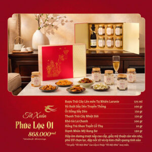 Quà Tặng Doanh Nghiệp Vivagift 89 Bộ quà tặng Tết Xuân Phúc Lộc SQ23 - Quatangviva.com