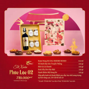 Quà Tặng Doanh Nghiệp Vivagift 48 Bộ quà tặng Tết Xuân Phúc Lộc SQ24 - Quatangviva.com