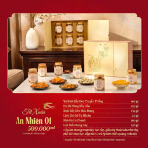 Set quà tặng Tết An Nhiên SQ03 - Quatangviva.com