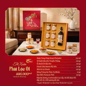 Set quà tặng Tết Phát Lộc SQ17 - Quatangviva.com