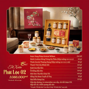 Set quà tặng Tết Phát Lộc SQ18 - Quatangviva.com