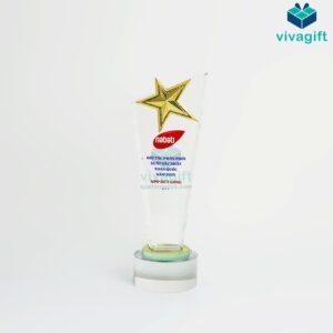 Quà Tặng Doanh Nghiệp Vivagift 31 Kỷ Niệm Chương Pha Lê KN-P227 - Quatangviva.com