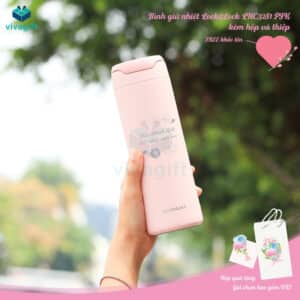 Quà Tặng Doanh Nghiệp Vivagift 34 Set quà 8/3 bình giữ nhiệt Lock&Lock LHC3281, hộp đựng và thiệp SQT2025 - Quatangviva.com