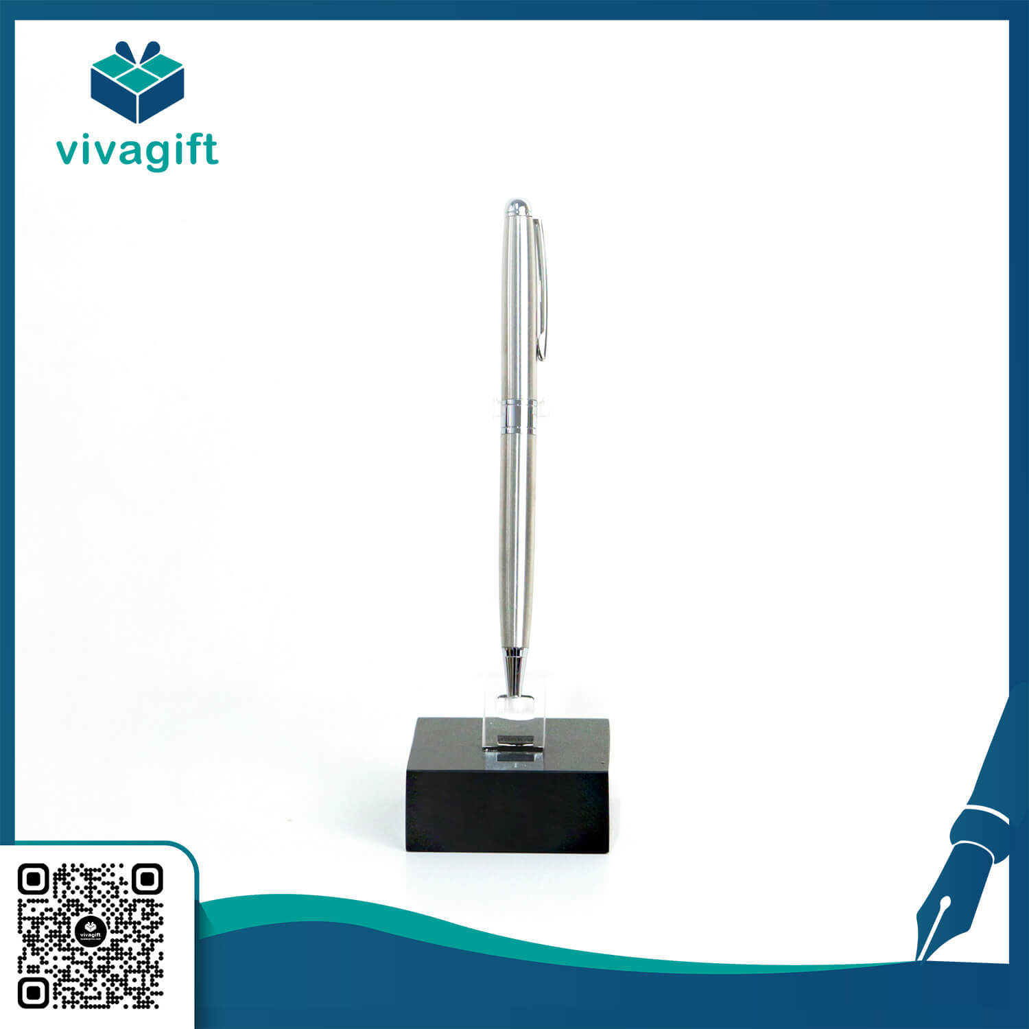 Bút bi xoay kim loại V060 11 Bút bi xoay kim loại V060 - Hình ảnh 11