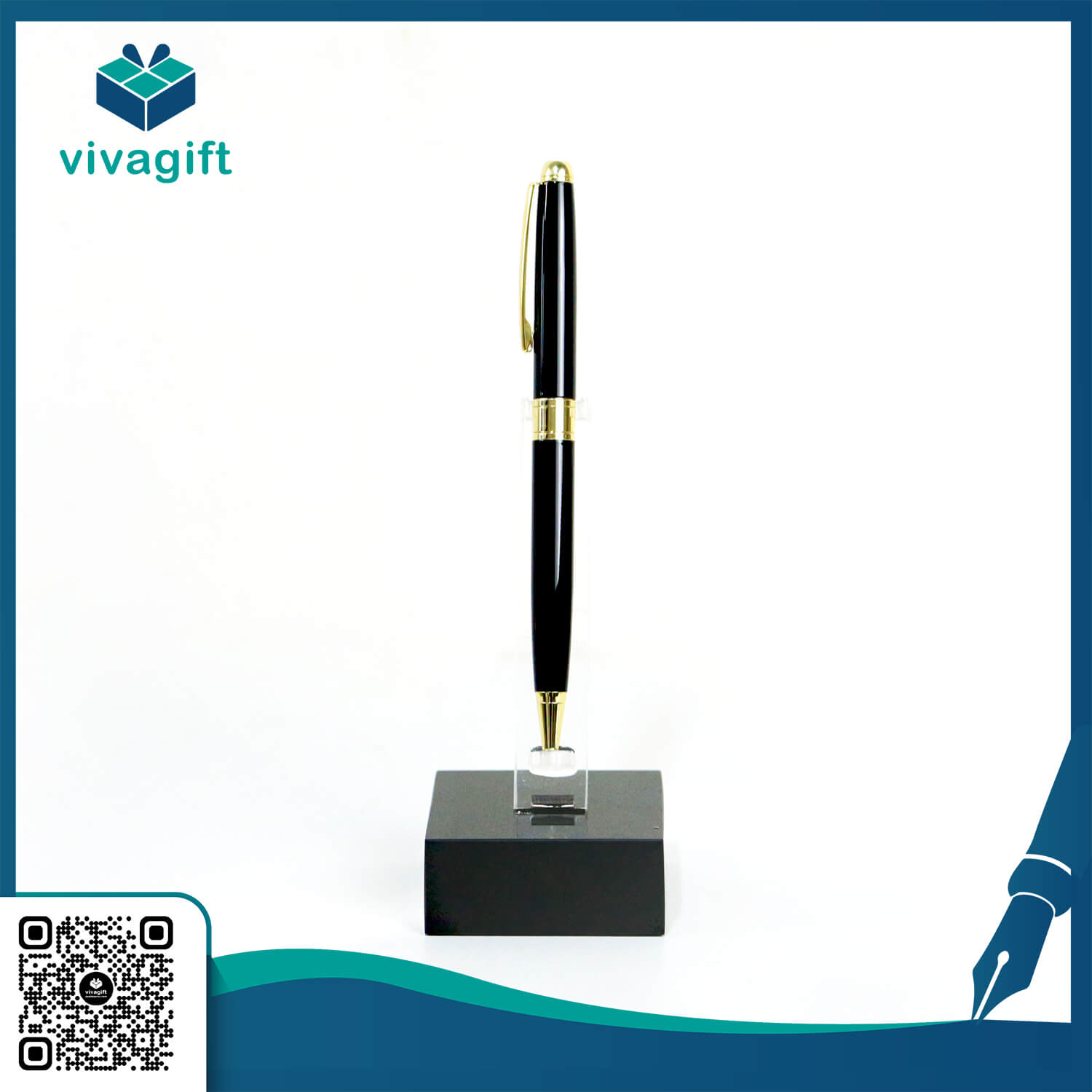Bút bi xoay kim loại V060 13 Bút bi xoay kim loại V060 - Hình ảnh 13